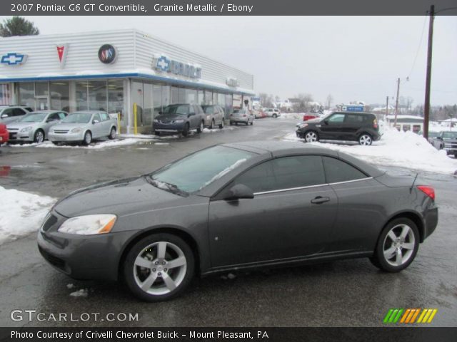2007 Pontiac G6 GT Convertible in Granite Metallic