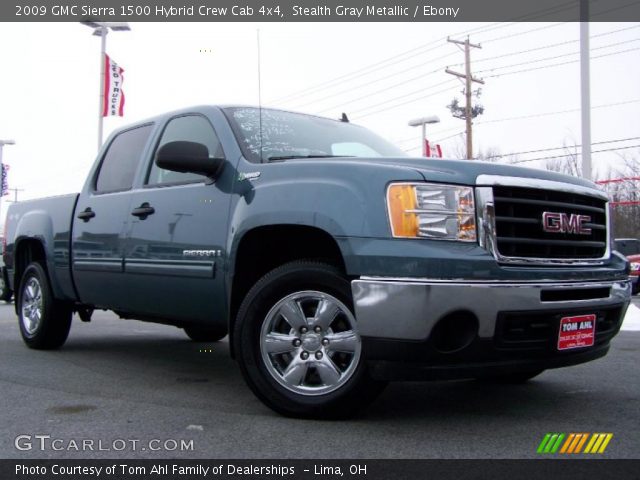 2009 GMC Sierra 1500 Hybrid Crew Cab 4x4 in Stealth Gray Metallic