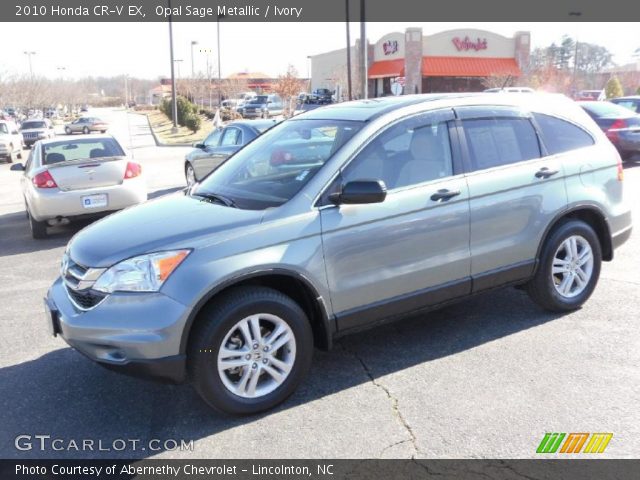 2010 Honda CR-V EX in Opal Sage Metallic