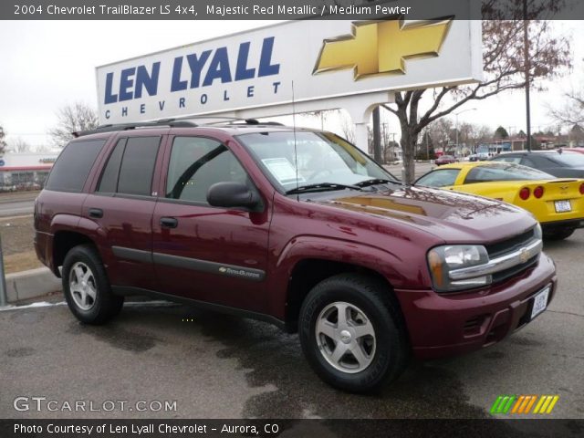 2004 Chevrolet TrailBlazer LS 4x4 in Majestic Red Metallic