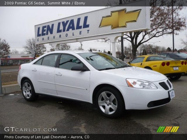 2009 Pontiac G6 Sedan in Summit White