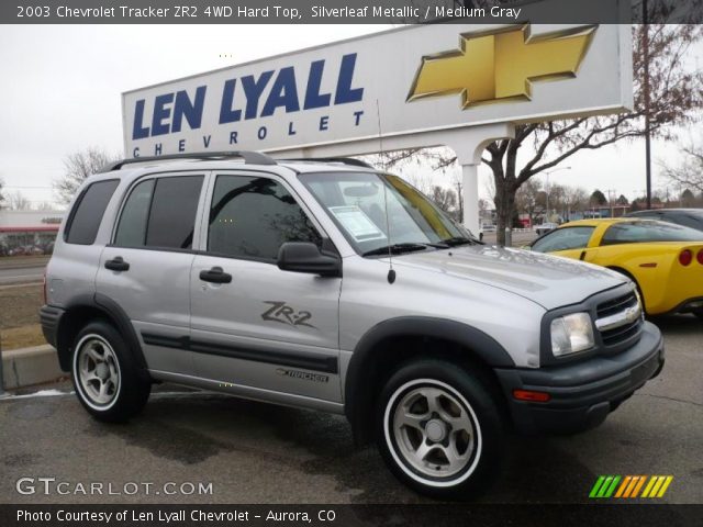 2003 Chevrolet Tracker ZR2 4WD Hard Top in Silverleaf Metallic