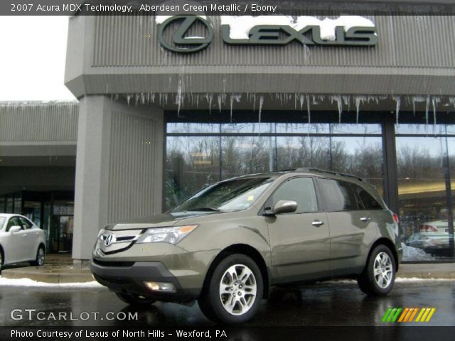 2007 Acura MDX Technology in Aberdeen Green Metallic