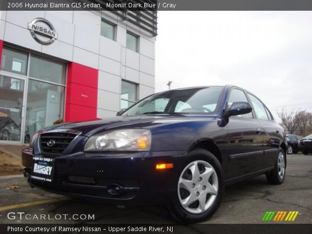 2006 Hyundai Elantra GLS Sedan in Moonlit Dark Blue