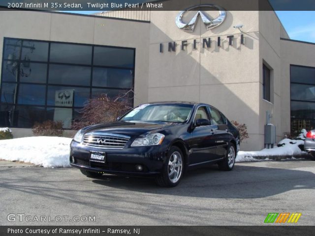 2007 Infiniti M 35x Sedan in Twilight Blue Pearl