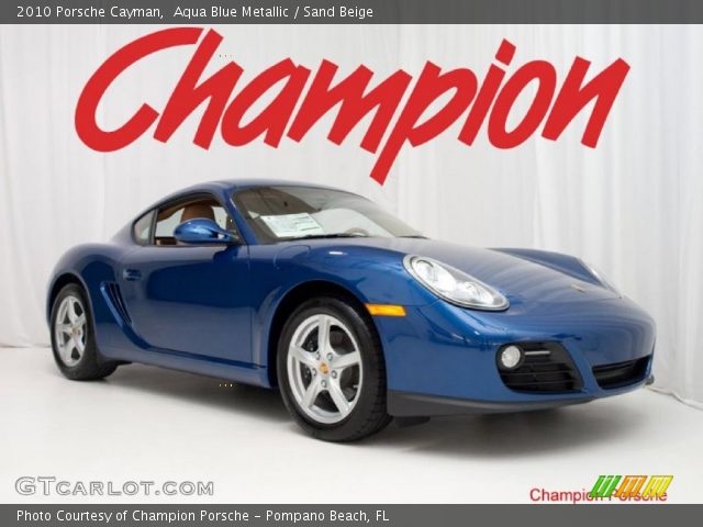 2010 Porsche Cayman  in Aqua Blue Metallic
