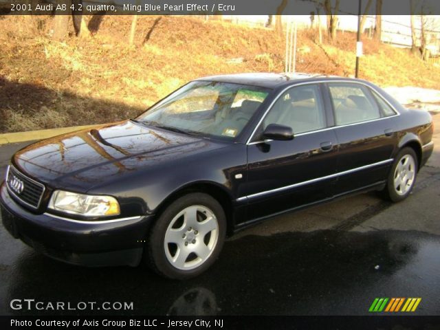 2001 Audi A8 4.2 quattro in Ming Blue Pearl Effect