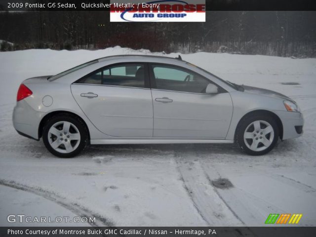 2009 Pontiac G6 Sedan in Quicksilver Metallic