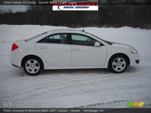 2009 Pontiac G6 Sedan in Summit White