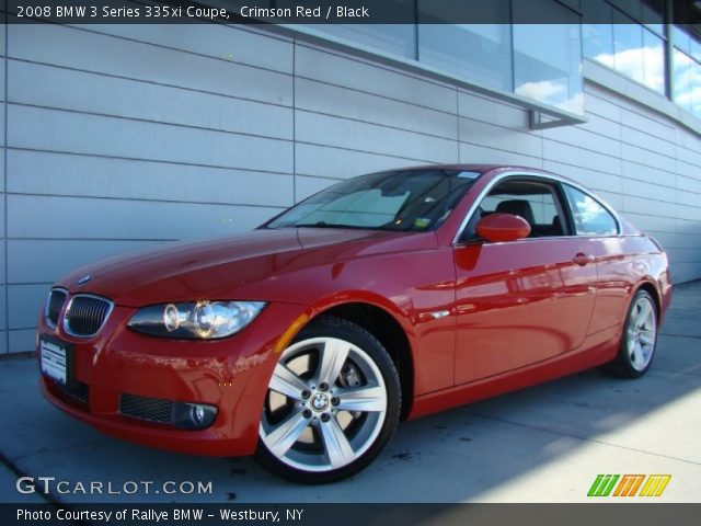 2008 BMW 3 Series 335xi Coupe in Crimson Red