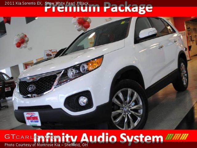 2011 Kia Sorento EX in Snow White Pearl