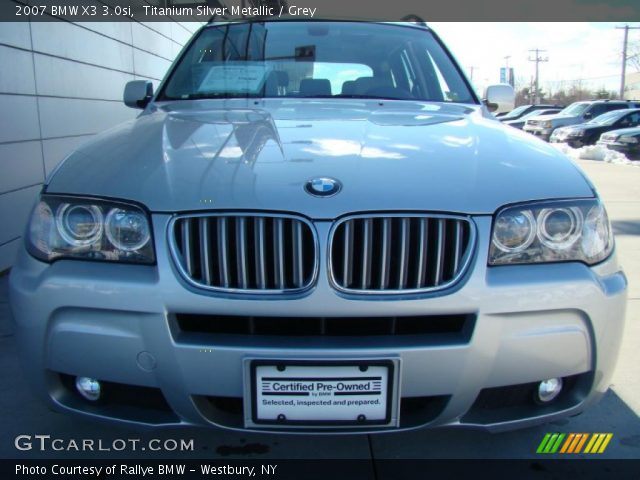 2007 BMW X3 3.0si in Titanium Silver Metallic