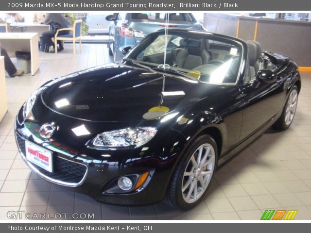 2009 Mazda MX-5 Miata Hardtop Grand Touring Roadster in Brilliant Black