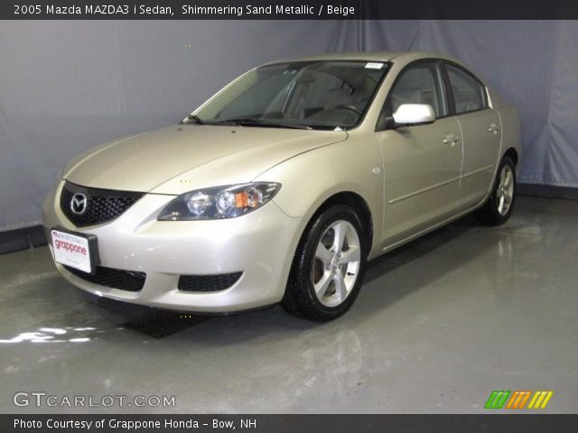 2005 Mazda MAZDA3 i Sedan in Shimmering Sand Metallic