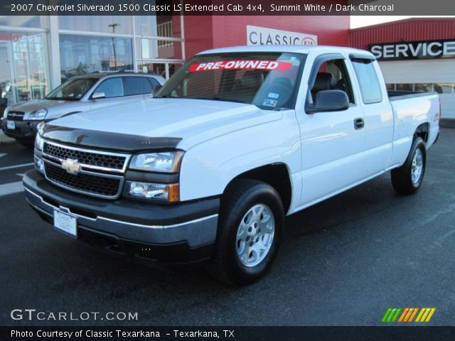 2007 Chevrolet Silverado 1500 Classic LS Extended Cab 4x4 in Summit White