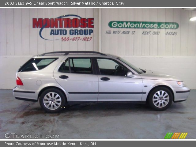 2003 Saab 9-5 Linear Sport Wagon in Silver Metallic