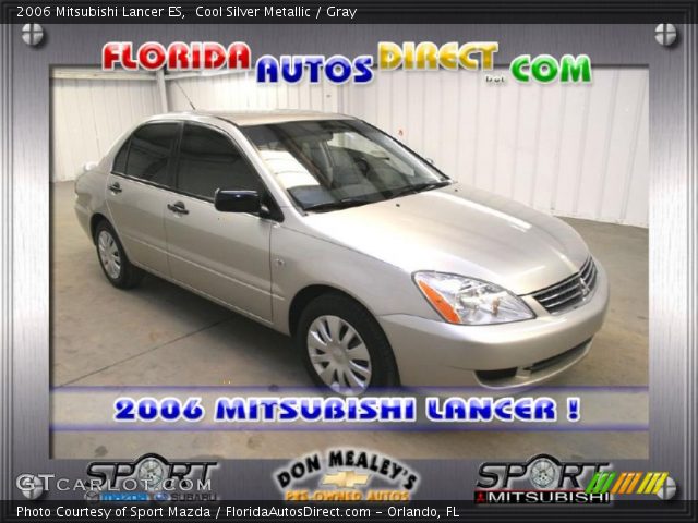2006 Mitsubishi Lancer ES in Cool Silver Metallic
