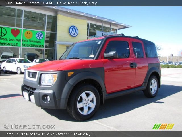 2005 Honda Element EX AWD in Rallye Red