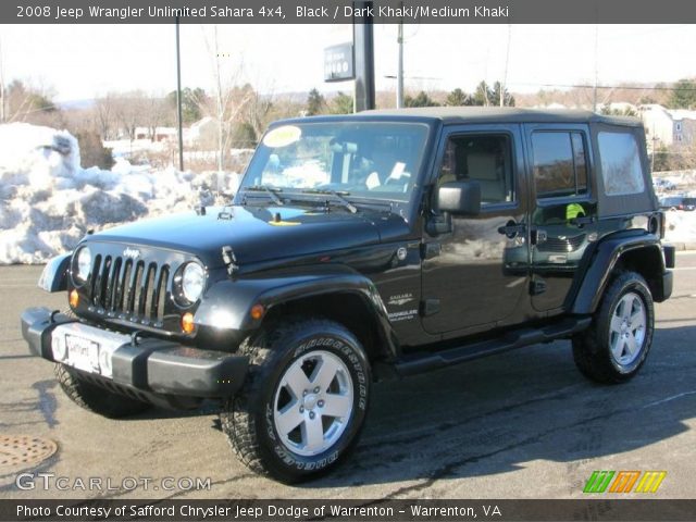 2008 Jeep Wrangler Unlimited Sahara 4x4 in Black