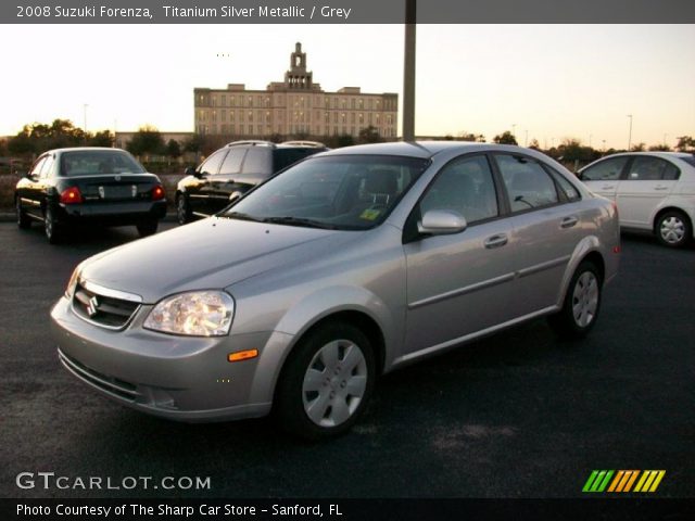 2008 Suzuki Forenza  in Titanium Silver Metallic