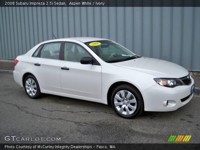 2008 Subaru Impreza 2.5i Sedan in Aspen White