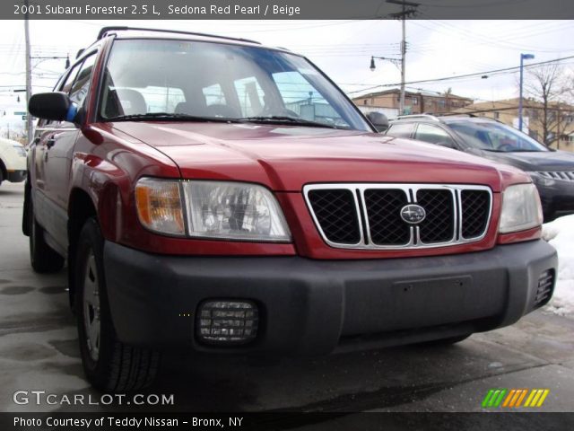 2001 Subaru Forester 2.5 L in Sedona Red Pearl