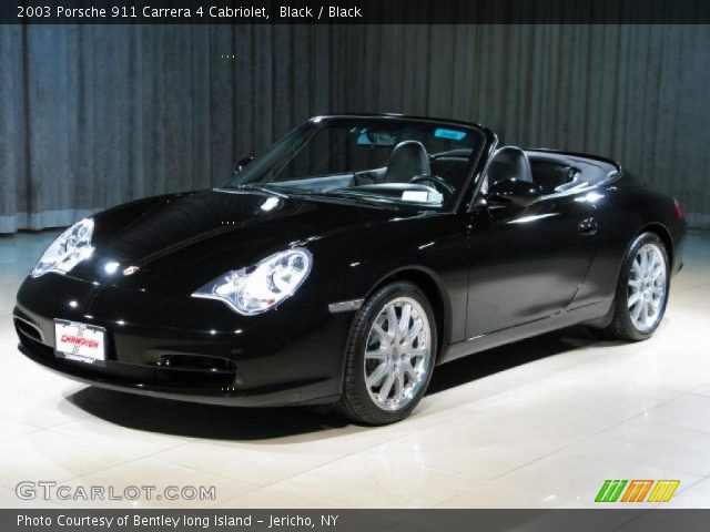 2003 Porsche 911 Carrera 4 Cabriolet in Black