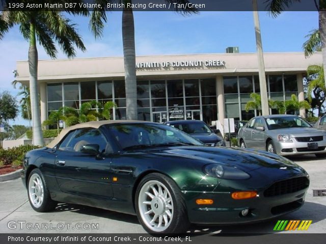 1998 Aston Martin DB7 Volante in British Racing Green