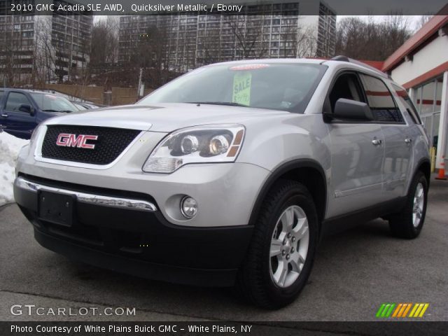 2010 GMC Acadia SLE AWD in Quicksilver Metallic