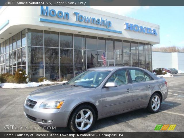 2007 Hyundai Sonata SE V6 in Bright Silver