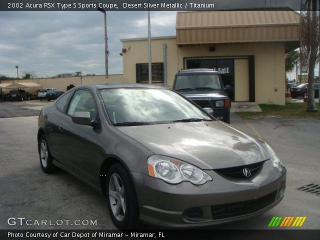 2002 Acura RSX Type S Sports Coupe in Desert Silver Metallic