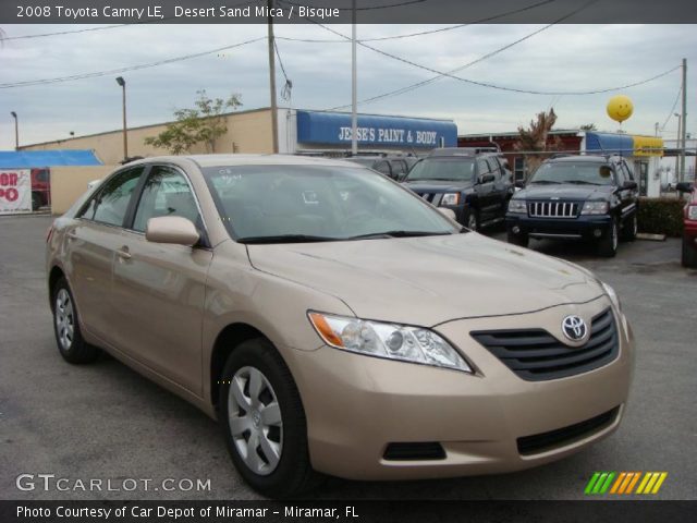 2008 Toyota Camry LE in Desert Sand Mica