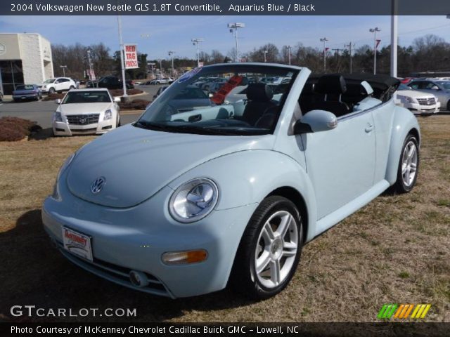 2004 Volkswagen New Beetle GLS 1.8T Convertible in Aquarius Blue