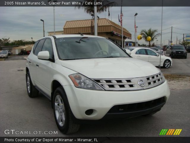 2005 Nissan Murano SL in Glacier Pearl White