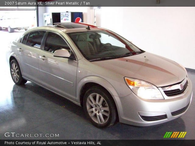 2007 Saturn Aura XE in Silver Pearl Metallic