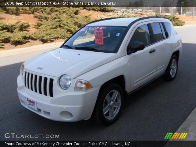 2008 Jeep Compass Sport 4x4 in Stone White