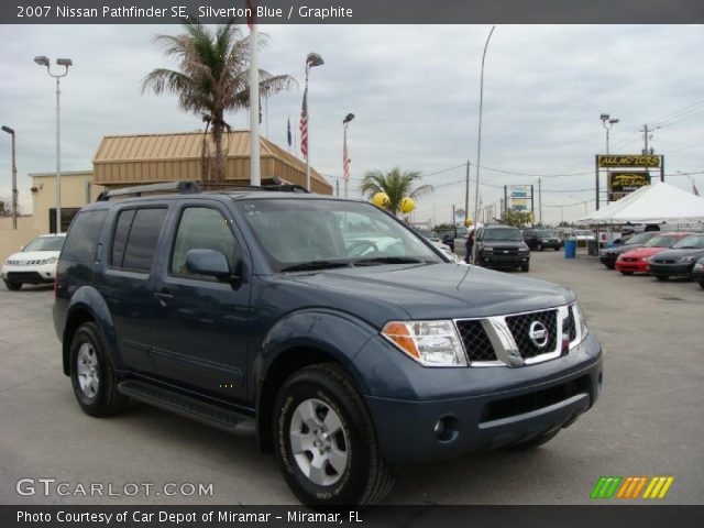 2007 Nissan Pathfinder SE in Silverton Blue