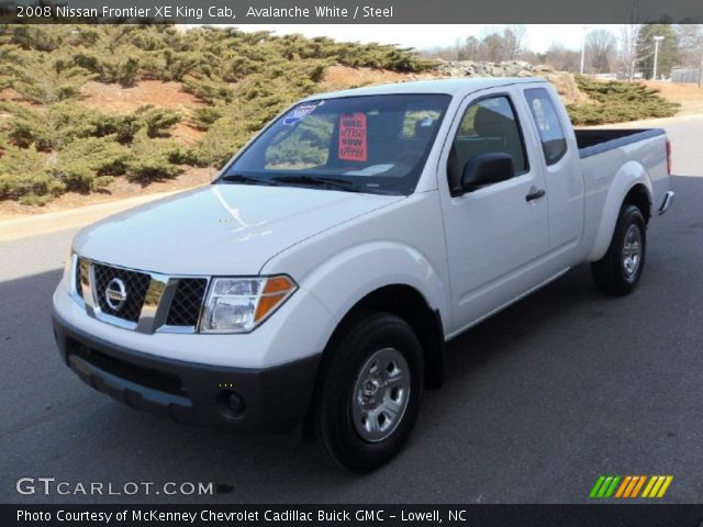 2008 Nissan Frontier XE King Cab in Avalanche White