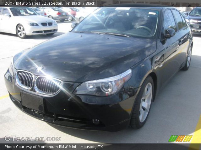 2007 BMW 5 Series 525i Sedan in Jet Black