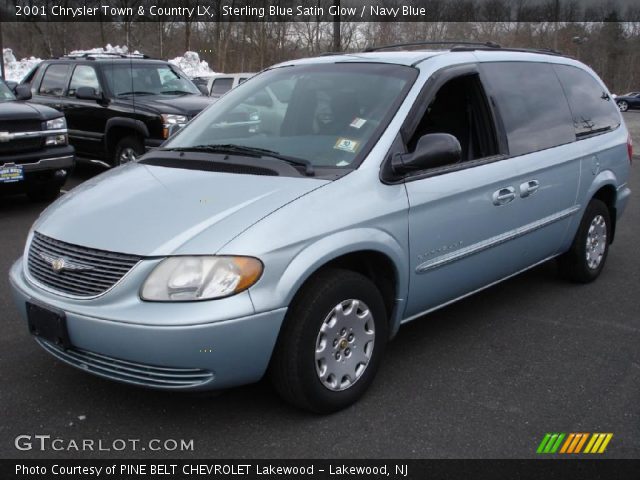 2001 Chrysler Town & Country LX in Sterling Blue Satin Glow