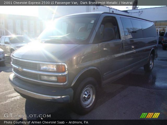 2001 Chevrolet Express 2500 LS Passenger Van in Dark Bronzemist Metallic