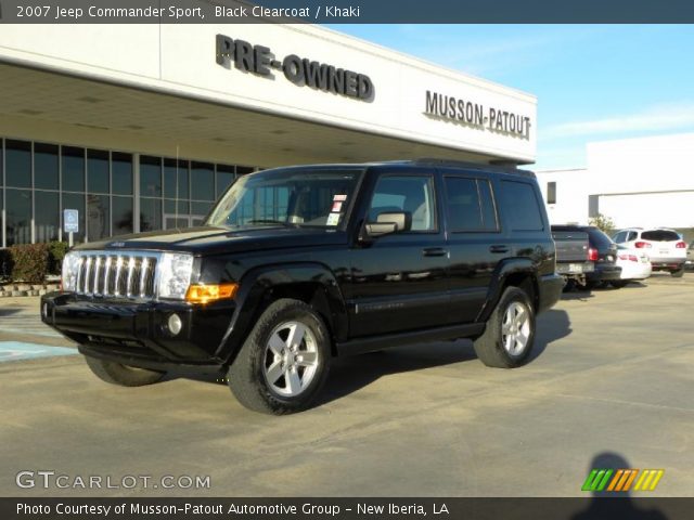 2007 Jeep Commander Sport in Black Clearcoat