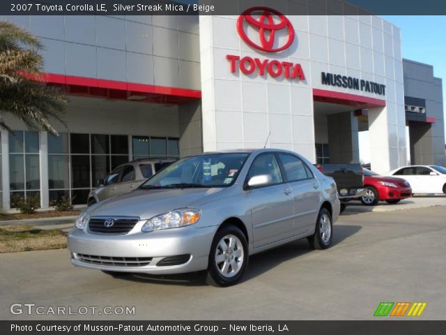 2007 Toyota Corolla LE in Silver Streak Mica