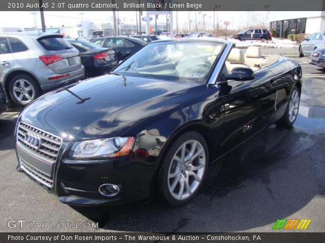 2010 Audi A5 2.0T quattro Cabriolet in Brilliant Black