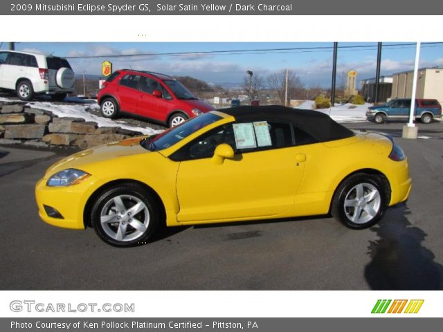 2009 Mitsubishi Eclipse Spyder GS in Solar Satin Yellow