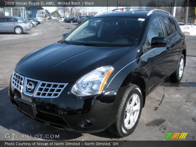 2008 Nissan Rogue SL AWD in Wicked Black