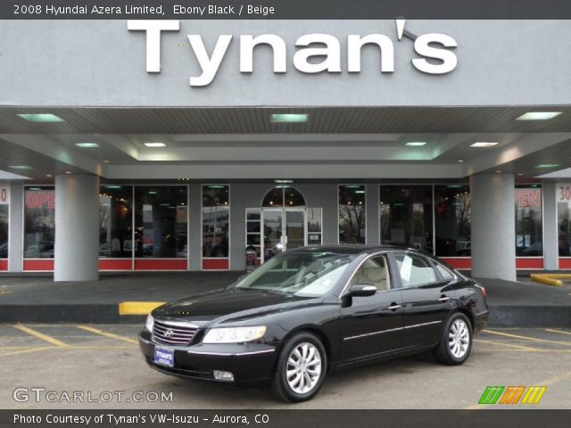 2008 Hyundai Azera Limited in Ebony Black