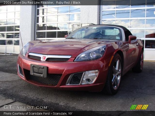 2009 Saturn Sky Red Line Roadster in Ruby Red