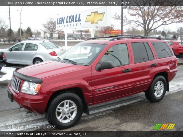 2004 Jeep Grand Cherokee Special Edition 4x4 in Inferno Red Pearl