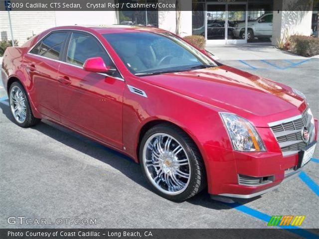 2009 Cadillac CTS Sedan in Crystal Red